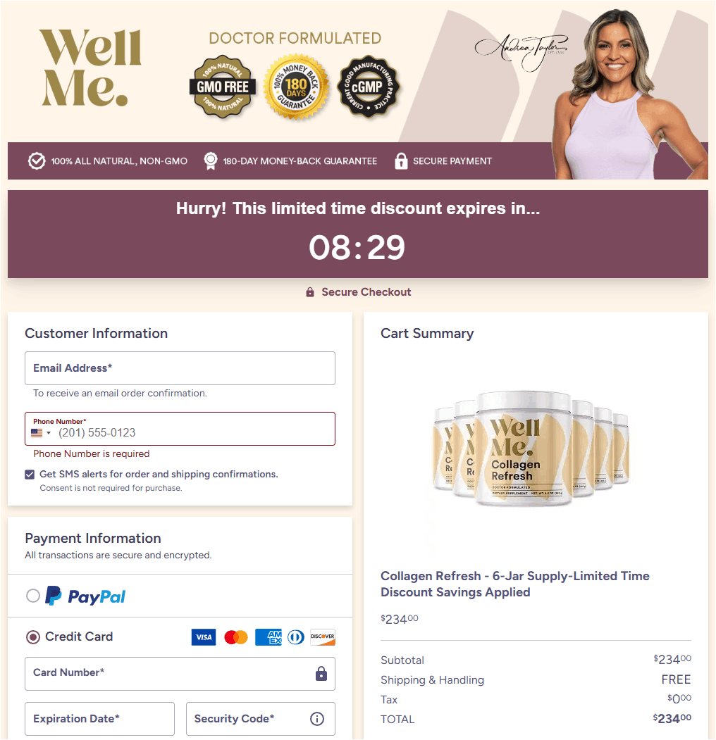 Collagen Refresh Checkout